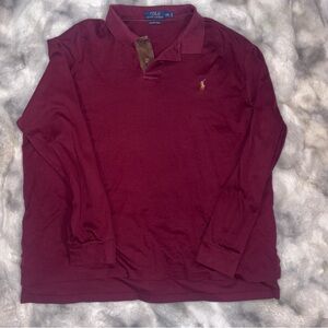 Ralph Lauren Men's Burgundy Polo Shirt